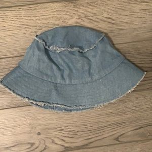 Urban outfitters jean bucket hat